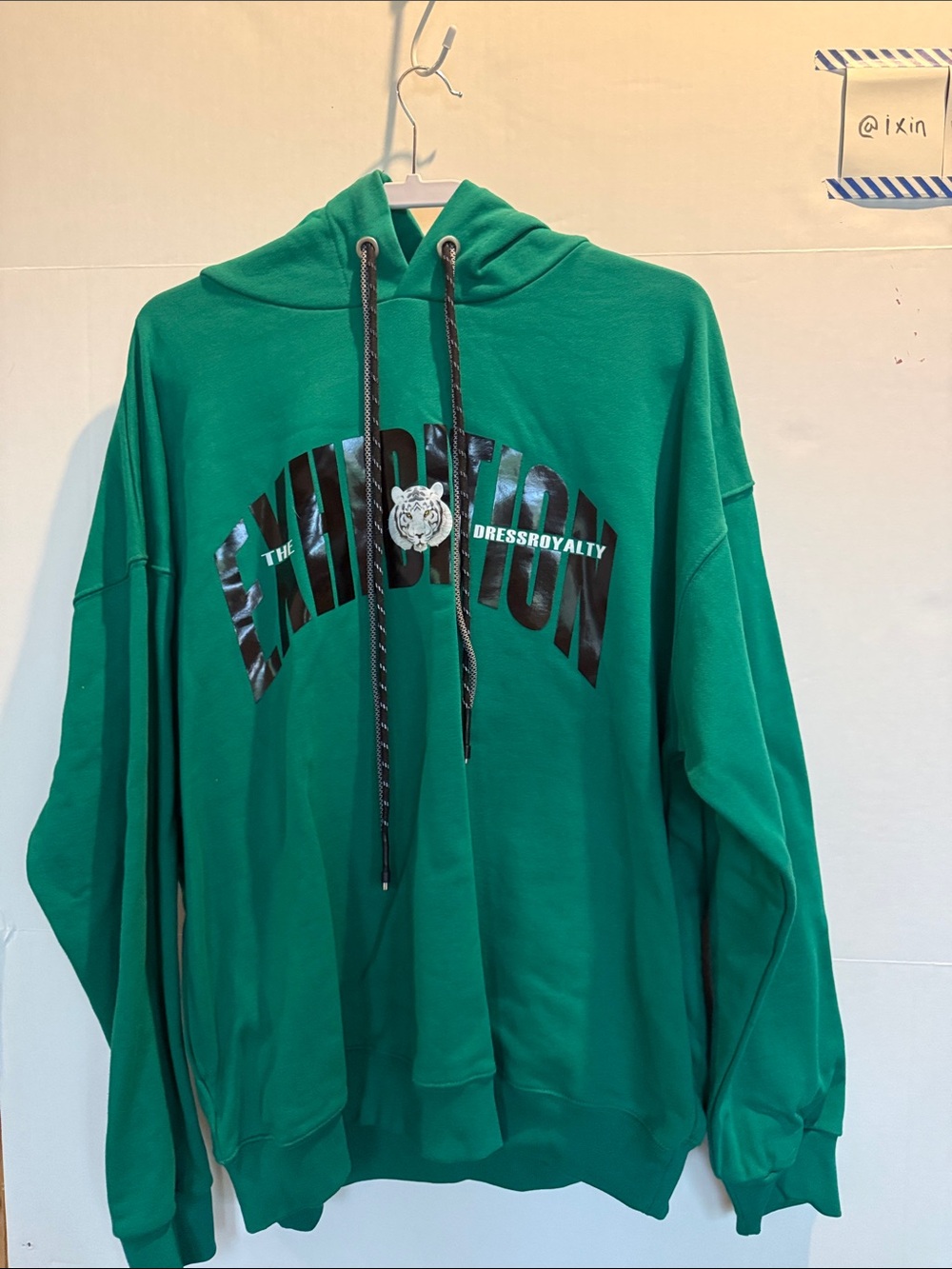 Deb Green Graphic Sweatshirt with Black Logo
